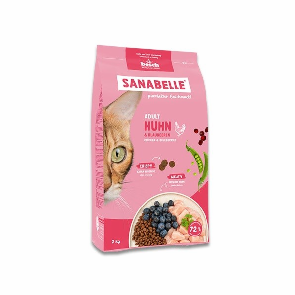 BOSCH Sanabelle Adult Chicken & Blueberries - suché krmiv...