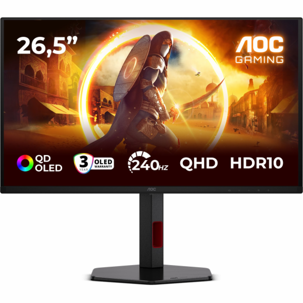 AOC Monitor 26,5 palce Q27G4ZDR QD-OLED 240 Hz HDMI x 2 DP