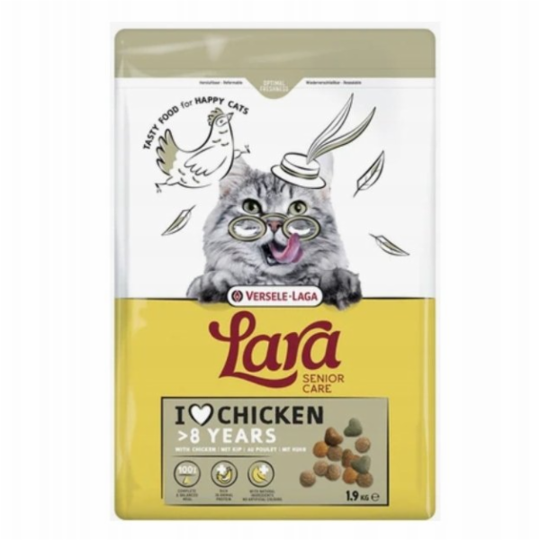 VERSELE-LAGA Lara Senior Chicken - suché krmivo pro kočky...