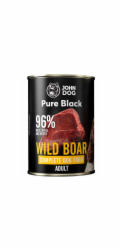 JOHN&nbsp;DOG&nbsp;Pure&nbsp;Black&nbsp;Wild&nbsp;Boar&nbsp;-&nbsp;vlhké&nbsp;krmivo&nbsp;pro&nbsp;psy&nbsp;-&nbsp;400g