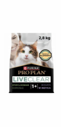 PURINA Pro Plan LiveClear Sterilised Rich in turkey - suché krmivo pro kočky - 2,8kg
