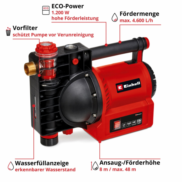 Zahradní čerpadlo Einhell GE-GP 1246
