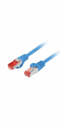 Lanberg Patchcord cat.6 s/ftp lszh cu 5m modrý, schválený Fluke