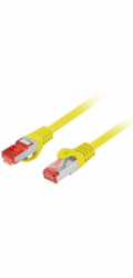 Lanberg Patchcord cat.6 s/ftp lszh cu 5m žlutý, schválený Fluke
