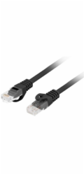 Lanberg Patchcord cat.6 UTP LSZH cu 20m černý, schválený Fluke