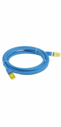 Lanberg Patchcord cat.6a s/ftp lszh cu 10m modrý, schválený Fluke