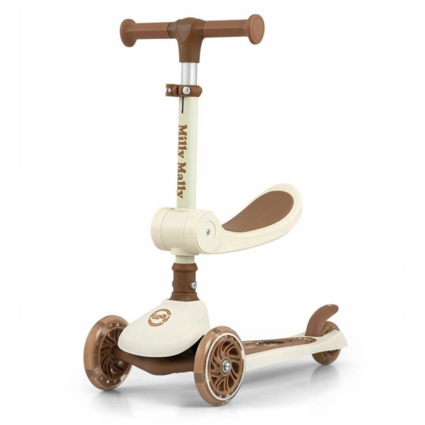 Milly Mally Koloběžka Fuzzy Classic béžová