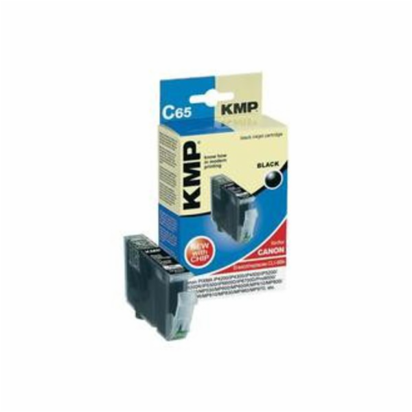 KMP C65 cartridge cerna kompatibilni s Canon CLI-8 BK