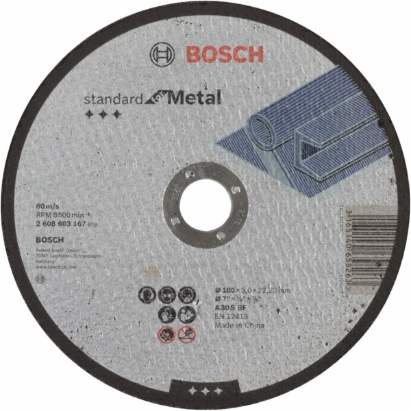 Řezný kotouč Bosch Standard pro kov, O 180 mm