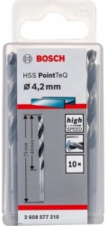 HSS spirálový vrták Bosch PointTeQ, O 4,2 mm, 10 kusů