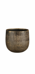 Hrnec Mica Marcus 1155656, keramika, V 21 cm, bronz