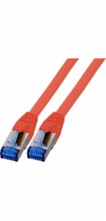 EFB&nbsp;RJ45&nbsp;patch&nbsp;kabel&nbsp;S/FTP,&nbsp;Cat.6A,&nbsp;Cat.7&nbsp;RohCable&nbsp;TPE&nbsp;superflex,&nbsp;0,5&nbsp;m,&nbsp;červený&nbsp;(K5525FRT.0.5)