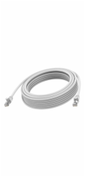 Vision - Sítový kabel - RJ-45 (M) do RJ-45 (M) - 3 m - 6.2 mm - STP - CAT 6a - lisovaný, provedení bez hrbolku - bílá