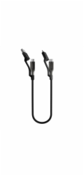 Nomad Univerzální kevlarový kabel USB-C, 0,3 m, karbidový