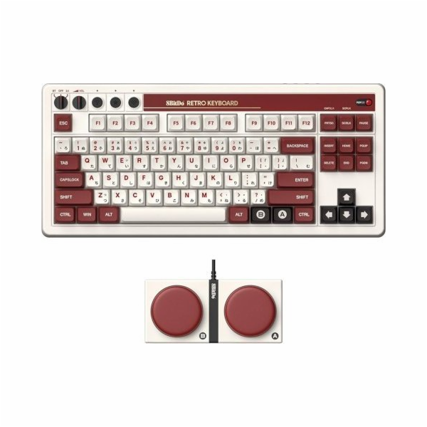 8BitDo Mechanická klávesnice Fami Ed.
