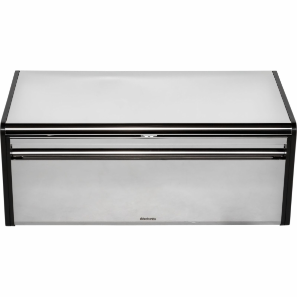 Brabantia Klappbrotkasten Front eckig, Stahl glänzend