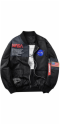 LAB Pánská bunda PHEŁKA - NASA JACKET ``M`` ČERNÁ
