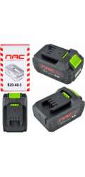 NAC ÚČELY BATERIE: 20V 4Ah Řada S
