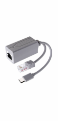 XtendLan XL-POES-5VUC, PoE splitter 802.3af, 100Mb, stabilizovaných 5V/2,4A, výstup USB-C