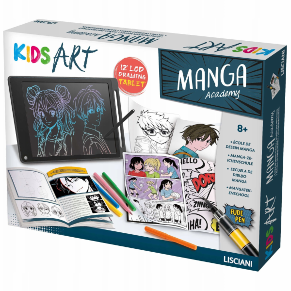 Lisciani Dětská výtvarná sada - Manga Laboratory
