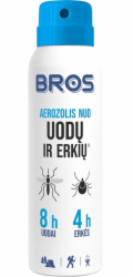 BROS Aerosol proti komárům a klíšťatům , 90 ml