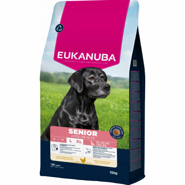 EUKANUBA Senior Large and extra large breeds Chicken - su...
