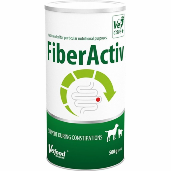 VETFOOD Fiber Activ - doplňky stravy pro psy a kočky - 500g