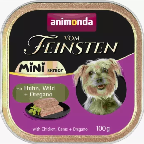 ANIMONDA Vom Feinsten Senior Mini Chicken with game and o...