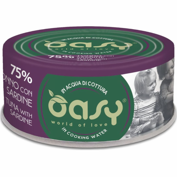 OASY More Love Tuna with sardine - mokré krmivo pro kočky...