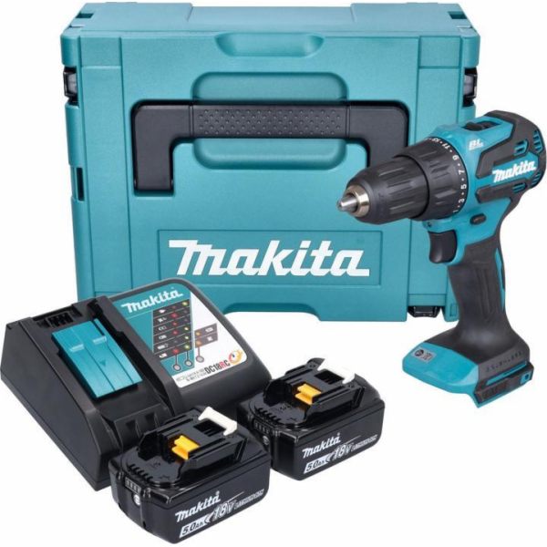 MAKITA VRTAČKA AKUMULÁTOROVÁ DHP490RTJ 2X5AH 18V
