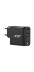 Acer GAN 67W PD charger,2xUSB-C,1xUSB-A černý
