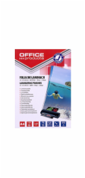 OFFICE PRODUCTS Laminovací fólie, A4, 2×80 mikronů, lesklá, 100 ks, průhledná