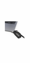 Compulocks Ledge Lock Adapter for MacBook Air 13" M2-M4 with Combination Lock Silver - Adaptér bezpečnostního kabelového zámku - s číselný kabelový zámek - pro Apple MacBook Air M2