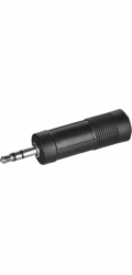 SSQ HA2 - adaptér, 6,3 mm stereo jack konektor - 3,5 mm stereo jack konektor