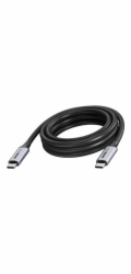 Vision - USB kabel - USB-C (M) do USB-C (M) - USB 3.2 - 3 A - 5 m - USB napájení (100W), podpora 4K60Hz, až 20 Gbps rychlost prenosu dat - cerná