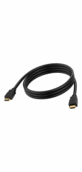 VISION Techconnect - Ultra High Speed - kabel HDMI s ethernetem - HDMI s piny (male) do HDMI s piny (male) - 2 m - dvojnásobne stínený - cerná - podpora 8K30Hz