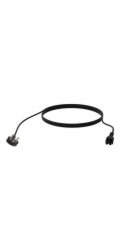 Vision - Elektrický kabel - BS 1363 do IEC 60320 C5 clover - 250 V - 13 A - 3 m - licna - černá - Velká Británie
