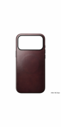 Nomad kryt Modern Leather Case MagSafe Horween pre iPhone 17 Pro Max - Burgundy Chromexcel