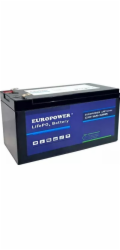 Europower Baterie LiFePO4 řady LFP 12,8V 10Ah (životnost ~2000 cyklů)