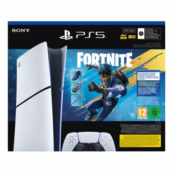 Sony PlayStation 5 Digital Edition - Fortnite Flowering C...