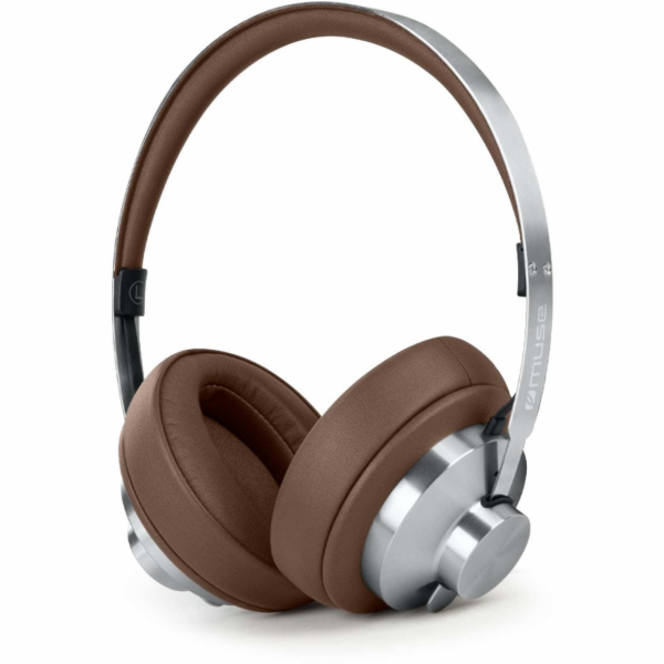 Muse | Sluchátka | M-298 SBR | Bluetooth | ANC | Hnědá/St...