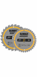Dewalt KOTOUČOVÁ PILA 165x20mm 2ks 24T a 36T KONSTRUKČNÍ