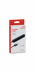 Speedlink SNAPPY SLIM USB Hub 4-Port, USB 2.0, Passive, black