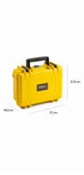B&W International Pouzdro B&W action.case PP.41 žluté pro DJI Osmo Action 6