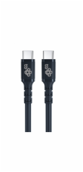 TB Kabel USB C - USB C 50cm, silikonový, černý 2.0