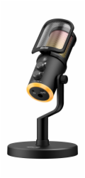 GENIUS streamovací mikrofon MIC-S400U/ USB-C/ USB/ černý