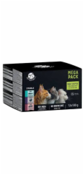PETREPUBLIC Mega Pack Steril Tuna, turkey, beef - mokré krmivo pro kočky - 12x100g