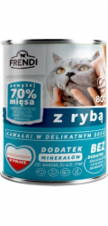 FRENDI with fish - mokré krmivo pro kočky - 800g