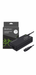 Qoltec Nabíječka pro elektrokola 36V | 42V | 2A | 3P-GX16 + napájecí kabel