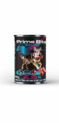 PRIME BITE Monoprotein Deer with an apple - vlhké krmivo pro psy - 400g